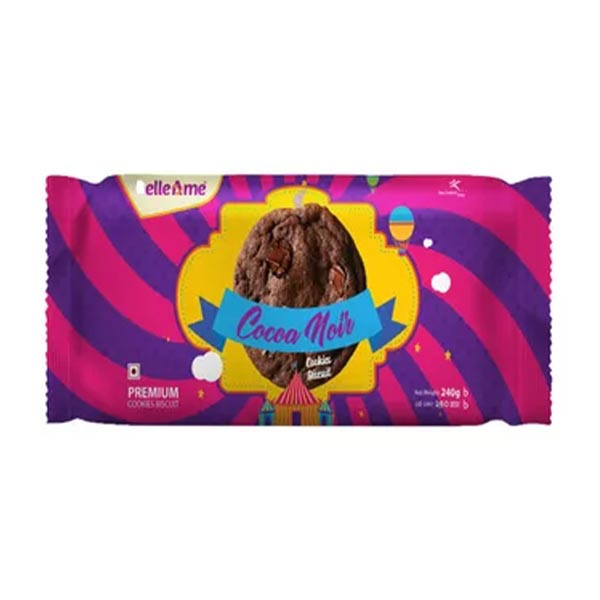 BelleAme Cocoa Noir Cookies 240GM